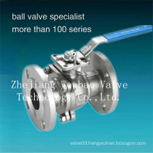 Investment Casting Stainless Steel Flange End Ball Valve 150lb